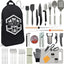 Set utensilios cocina asar acampar barbacoa glamping