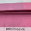 Bandera USA rosa 3x5ft texto inglés poliéster 100D