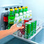 Organiz. bebidas refrigerador con empujador automático