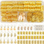 102 Pzas Joyas para Rastas Mujer Trenzas Anillos