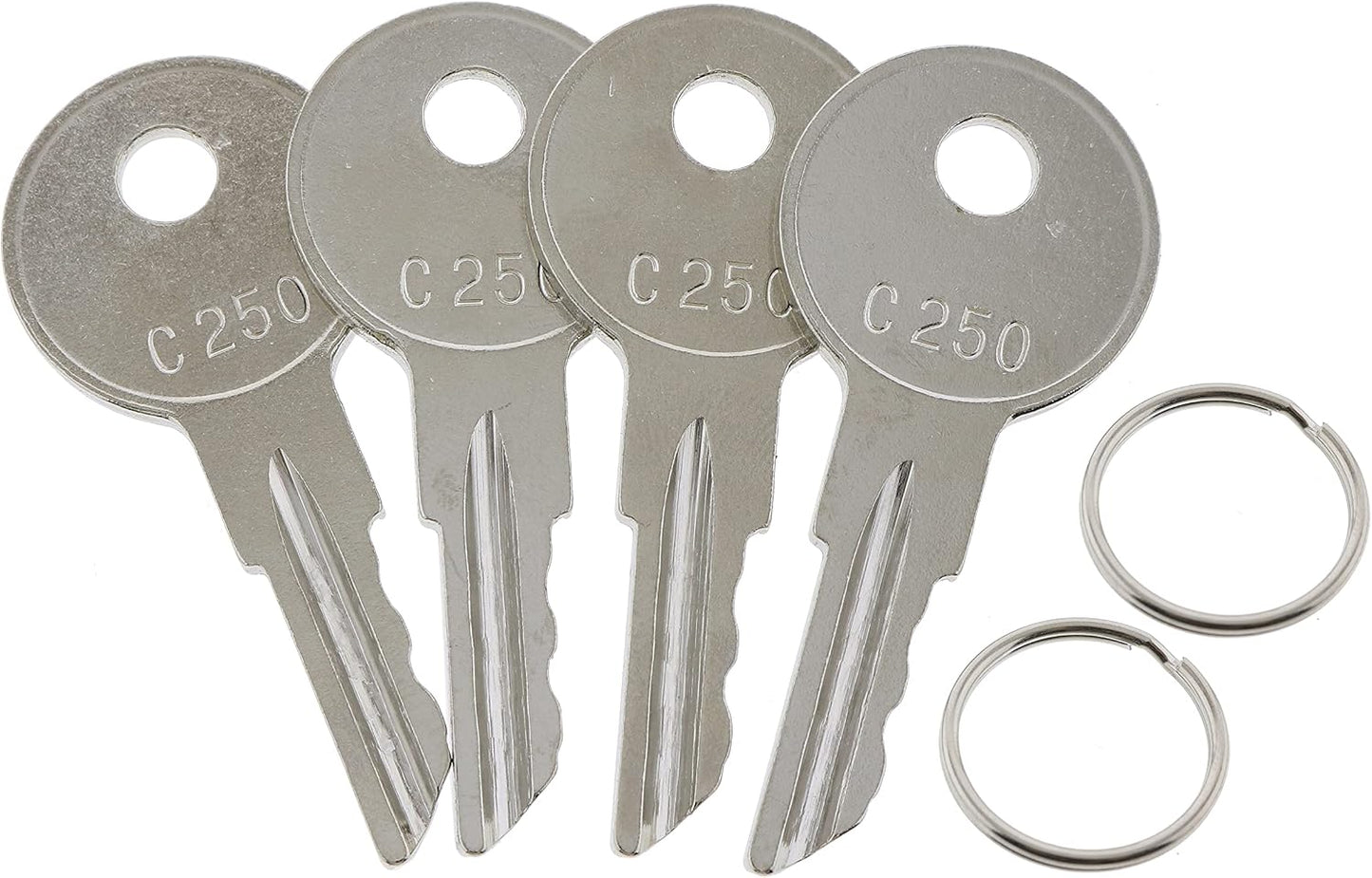 4 Llaves encendido C250 comp Ford New Holland Massey