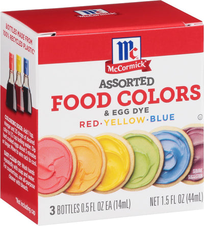 Colorante alimentario líquido 1.5oz varios colores