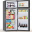 Mini refrigerador 4.5 pies cúbicos con congelador 2 puertas