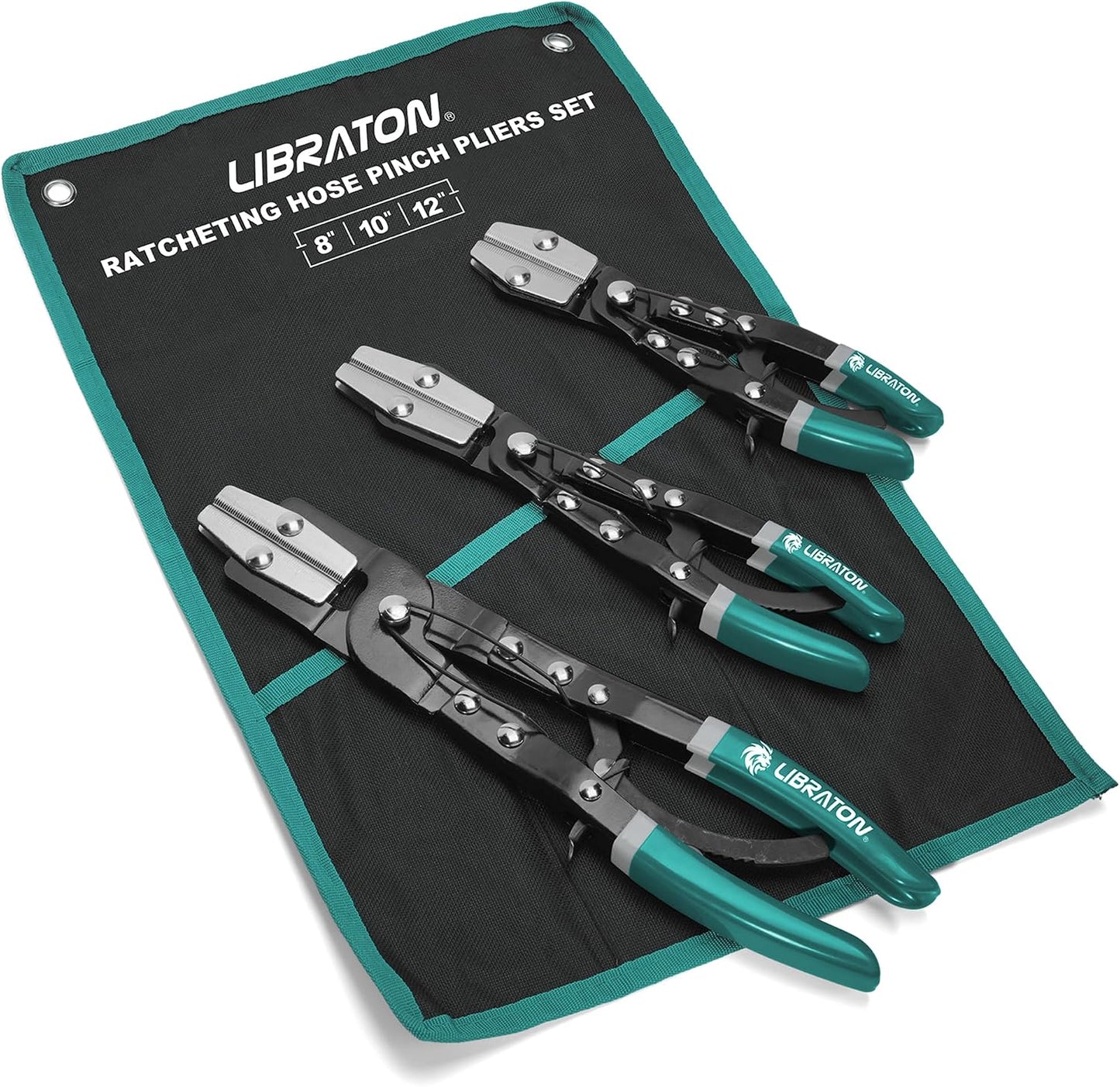 Alicates trinquete para abrazaderas manguera 3pcs