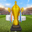 Decoración inflable trofeos oro 7pulg resistente impermeable