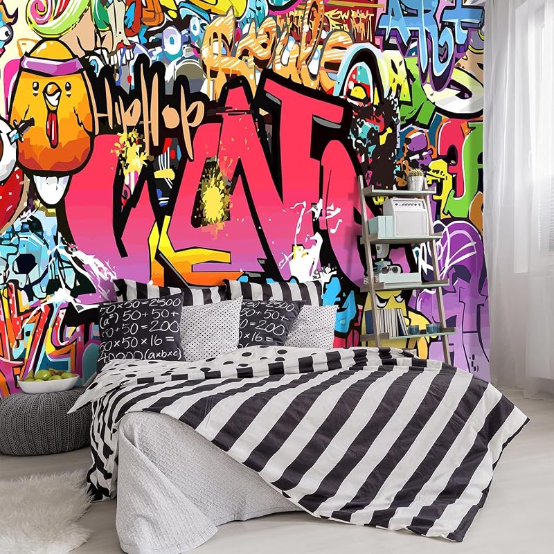 Papel tapiz mural grande abstracto 91x65"