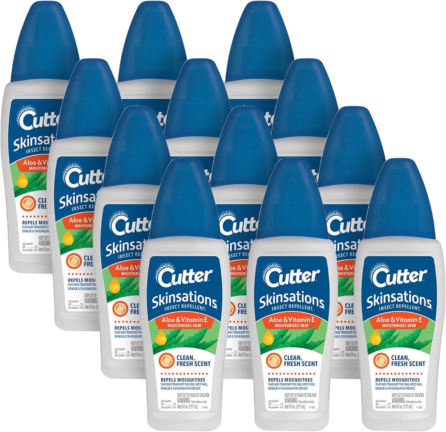 Repelente insectos aerosol 6oz aroma fresco pack 12