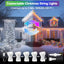 Tira luces Navidad 66pulg 200 LED control remoto