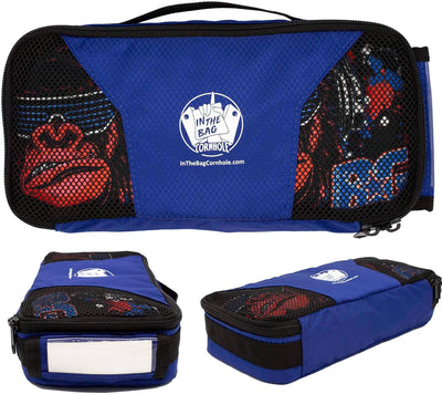 Bolsa Cornhole azul 4 pzas reutilizable malla