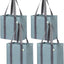 Bolsas comestibles reutilizables pack 2-4 plegables con asa