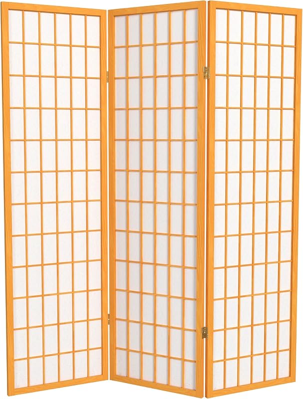 Pantalla Shoji Ventana 5ft 3 Paneles Color Miel