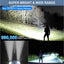 Linterna LED Recargable 99000 Lúmenes Impermeable Camping