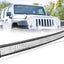 Barra luz LED curvada 50" IP67 648W combo punto e inundación