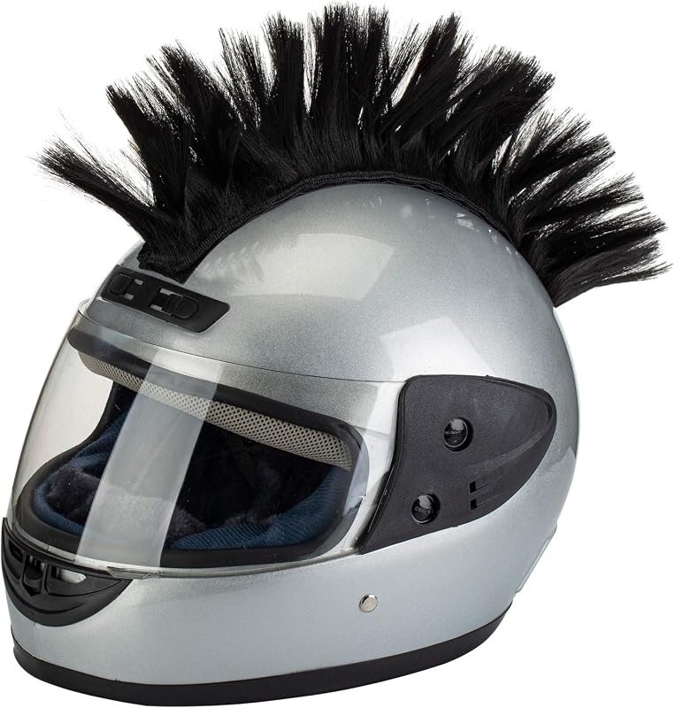 Pelucas mohawk para casco motociclista ciclismo patineta