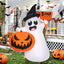 Inflable calabaza fantasma 5ft con luces LED para Halloween