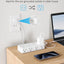 Regleta 2 clavijas con 8 puertos CA y 4 USB 2USB C 5 ft
