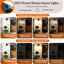 Luces pared exterior sensor movimiento toma corriente