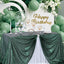 Mantel lino purpurina 50x80pulg para boda fiesta