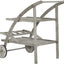 Carrito té exterior gris lavado