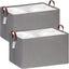 70L Set 2 Cestas Plegables Almacenamiento Extra Grandes