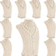 Set 9 Pzas Soporte Collares Lino para Joyas