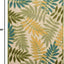 Alfombra dormitorio 3x5" verde multicolor 4x6pies
