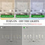 Candelabro 6 luces 28" industrial rústica níquel