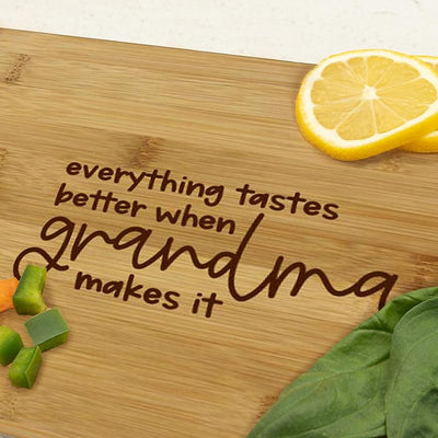 Tabla cortar bambú personalizada decoración cocina regalo