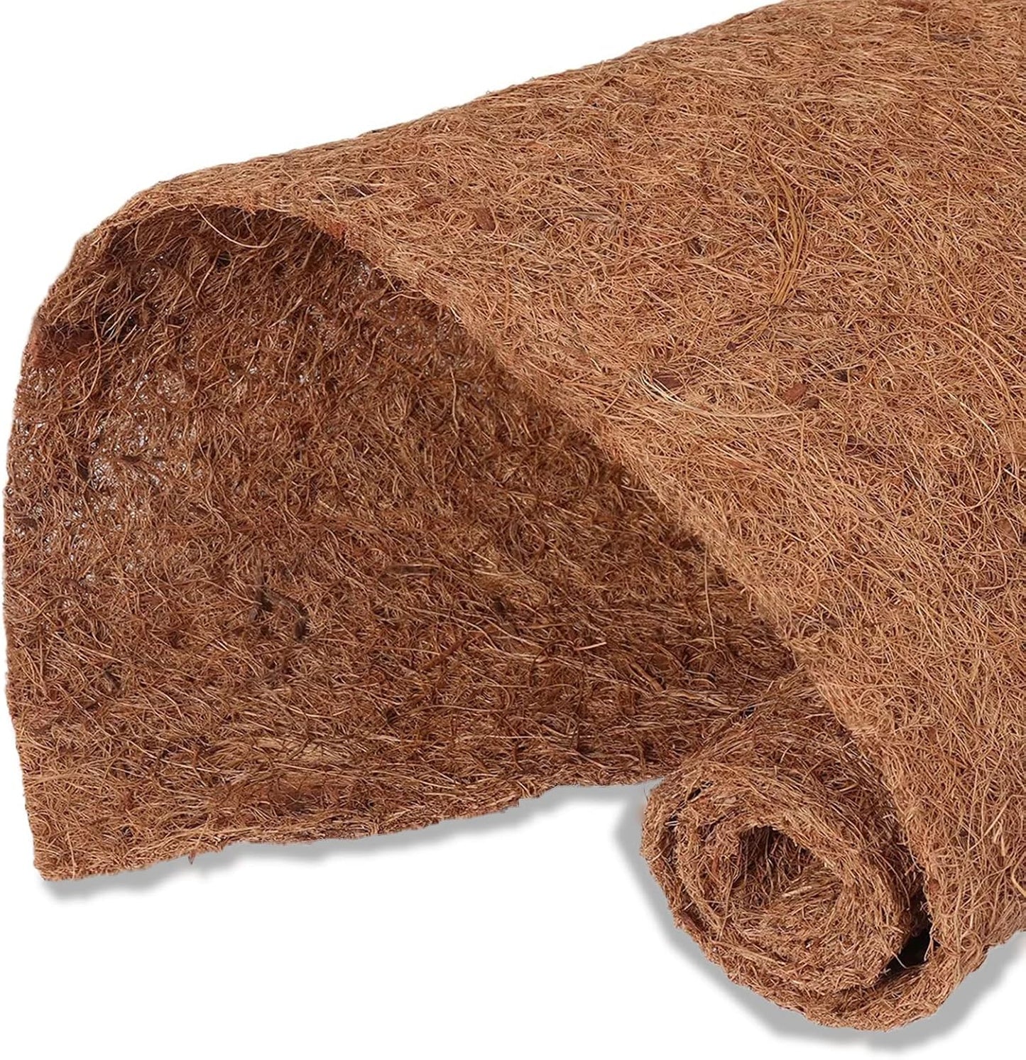 Forro fibra coco rollo 12x48pulg para macetas y cestas