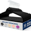 Perchas terciopelo antiderrap con gancho metal 360
