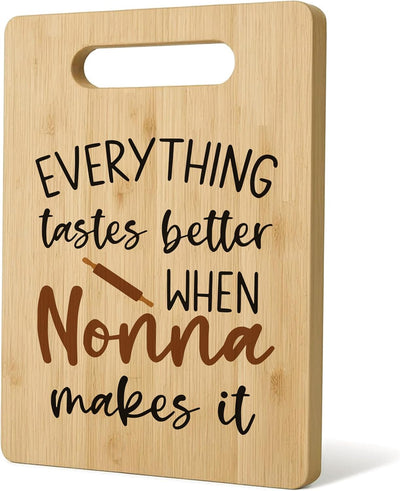 Tabla cortar bambú decorativa regalo mamá abuela