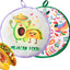2 Pzas Contenedores Tortillas Calentadores Microondas