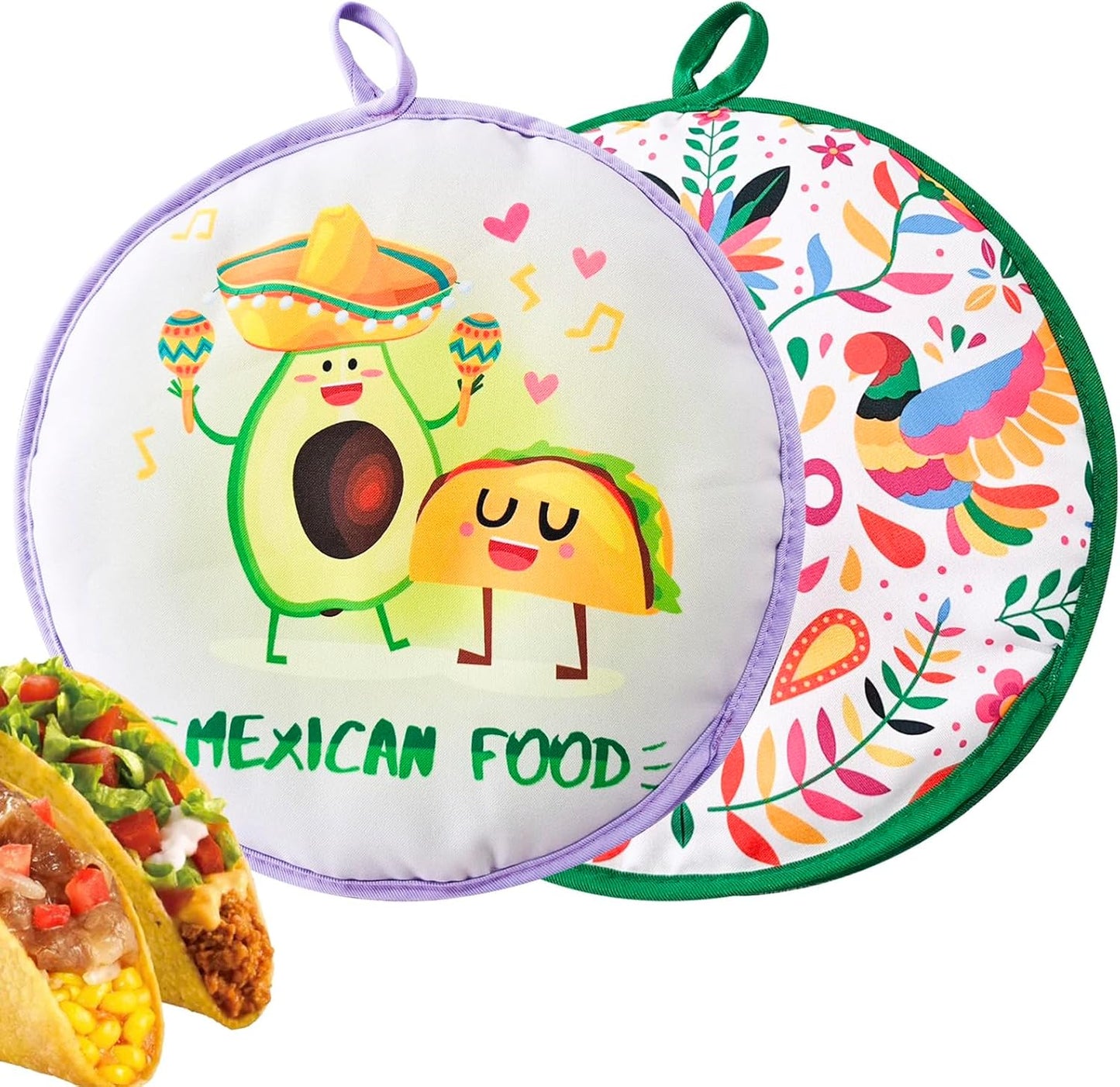 2 Pzas Contenedores Tortillas Calentadores Microondas