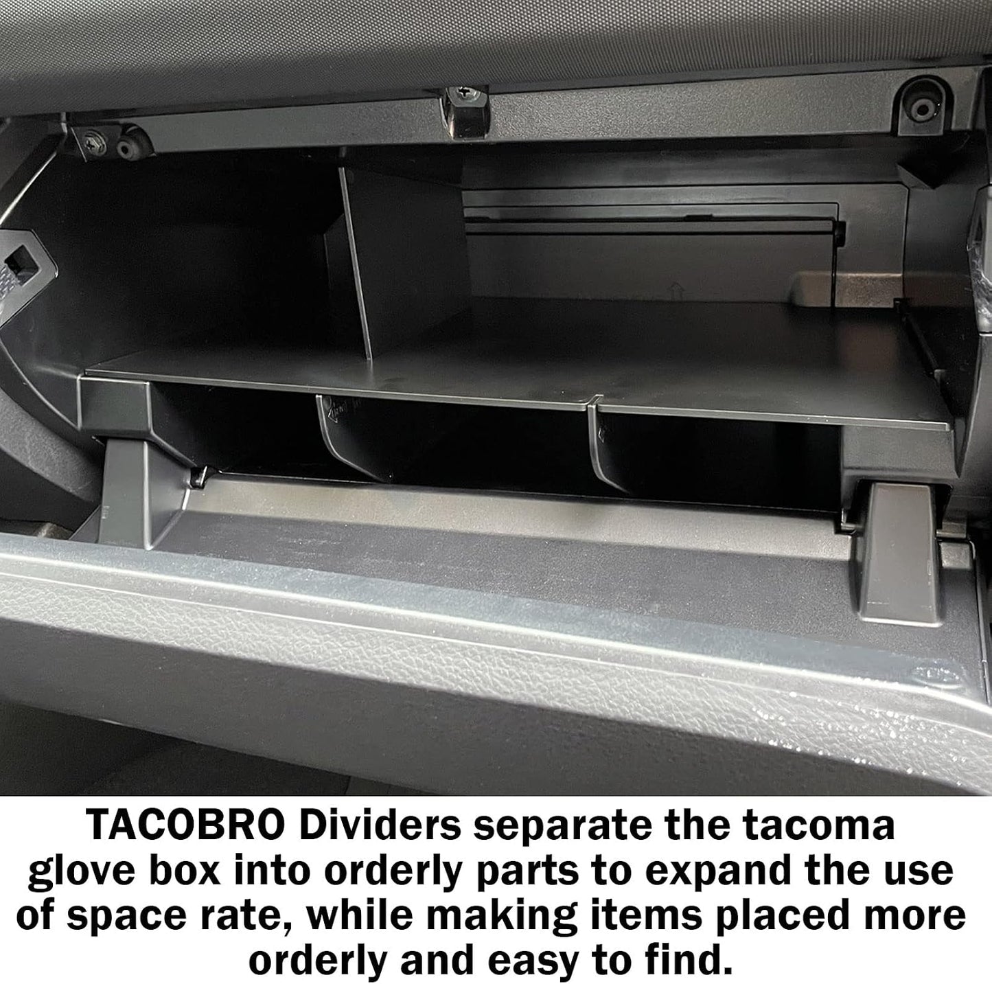 Organiz. divisores guantera Toyota Tacoma