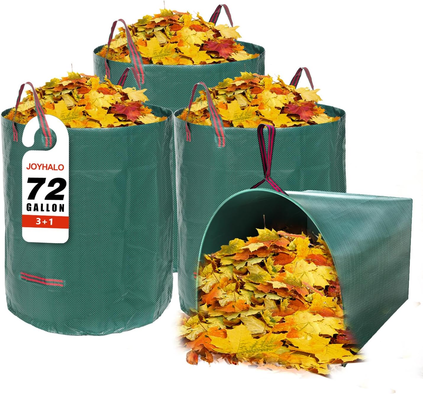 Set 3 bolsas reutilizables para basura de 72gal y 40gal jardín