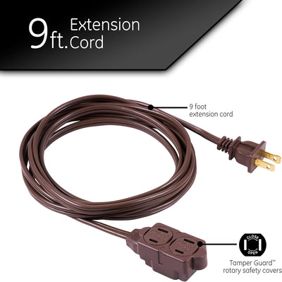 Cable extensión con tomas seguridad UL para hogar oficina