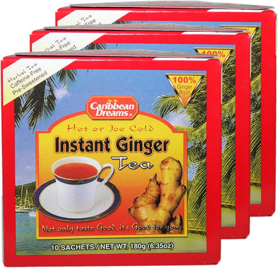 Té jengibre instantáneo endulzado 18g paquete 30 bolsas
