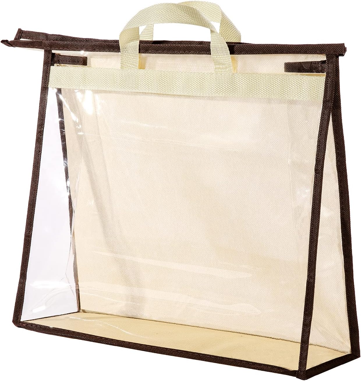 Bolsas colgantes transparentes para armario y bolsos con cremallera