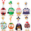Juego 8 Trajes Ganso Estatua Madera 23" Navidad