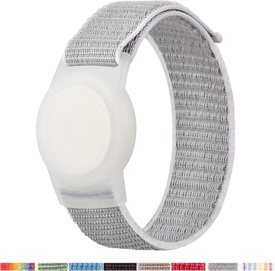 Pulsera AirTag con correa antipérdida gris