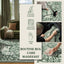 Alfombra baño 2x3ft estampado bosque color verde antiderrap