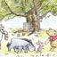 Mural acuarela Winnie The Pooh para pegar RMK12391M