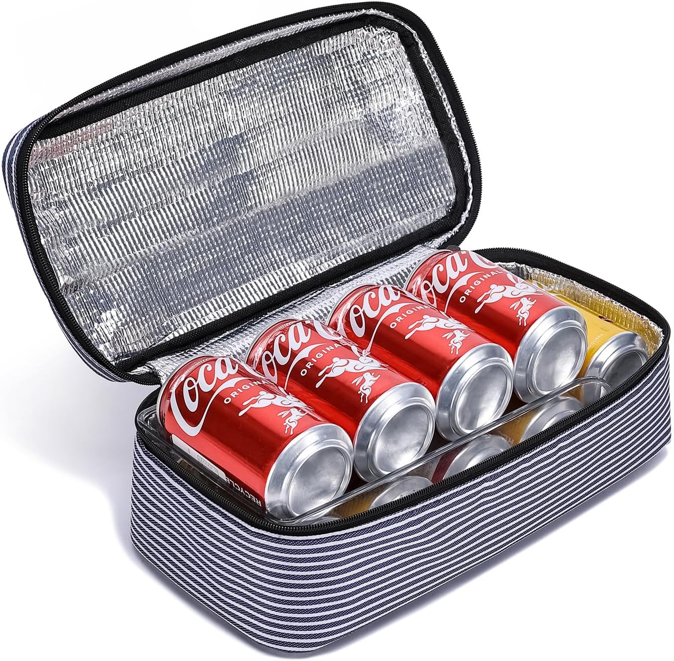 Bolsa aislada para 10 latas de soda reutiliz.