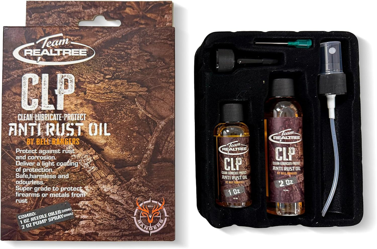 Paquete aceite protección limpia lubricante 2oz y 1oz