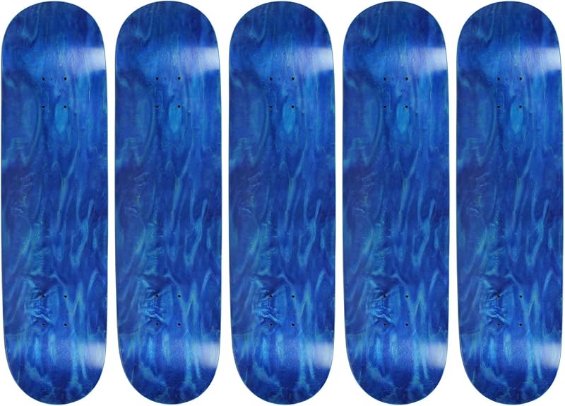 5 Tablas Patineta Pro Blanco Tamaños 7.75-8.5"