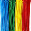 400 Bridas 6pulg Multicolor con Cremallera para Coronas UV