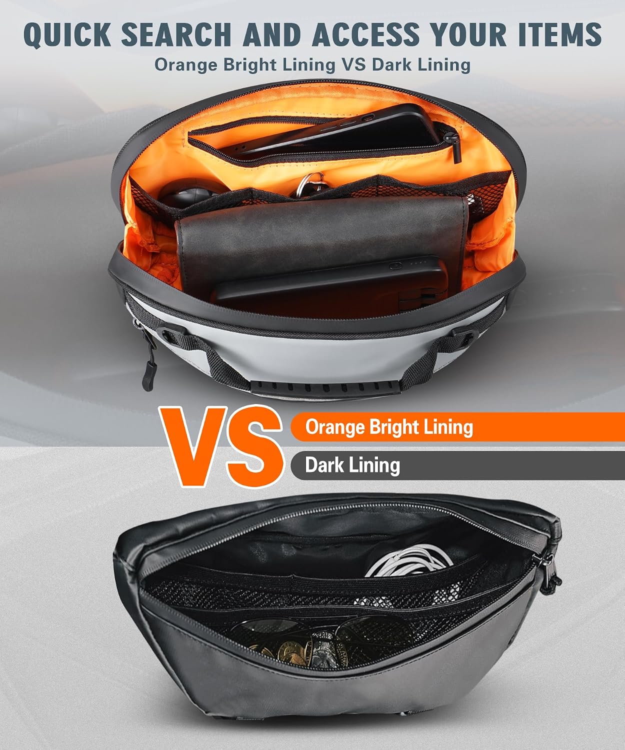Bolsa manillar motocicleta universal impermeable PVC
