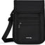 Soporte pasaporte cartera viaje 6 compartimentos negro