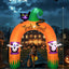Arco inflable Halloween con luces LED 3m fantasma gato negro