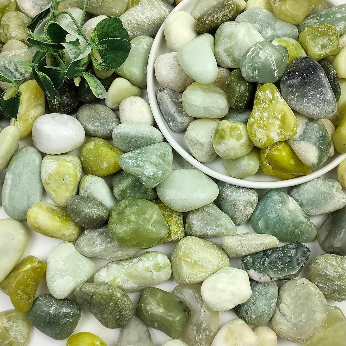 Piedras jade 2lb para suculentas jarrón maceta decorativas